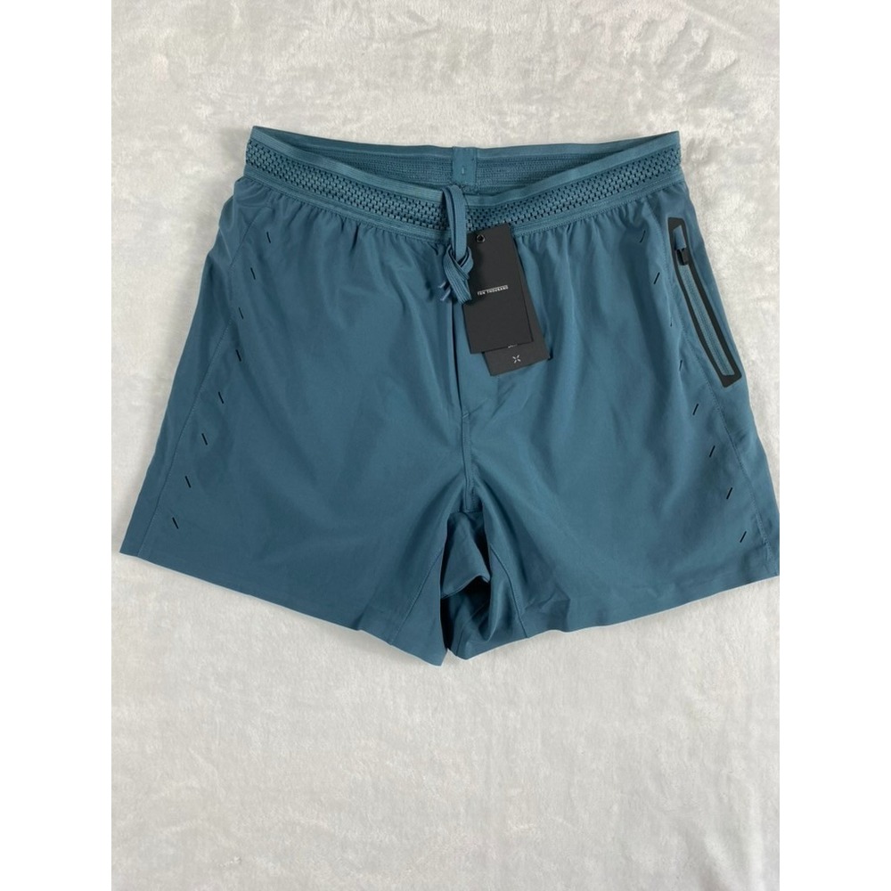 NWT Ten Thousand The Session Short Sz M Blue Lined Crossfit Gym MSRP $88